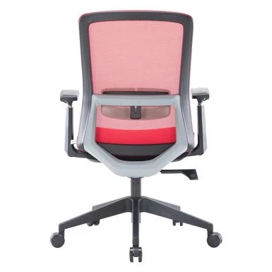LeisureMod Ingram Modern Office Task Chair With Adjustable Armrests - Red 16 LeisureMod Ingram Modern Office Task Chair With Adjustable Armrests - Red - Image 16