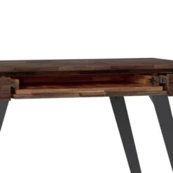 WYNDENHALL Mitchell SOLID ACACIA WOOD Modern Industrial 44 Inch Wide Small Desk - Rustic Natural -Felloweis Store 0374a4da 6929 473f b213 46d9619eb1ca