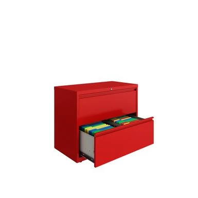Hirsh 36 In Wide, 2 Drawer, HL8000 Series, Lava Red - Red 8 Hirsh 36 In Wide, 2 Drawer, HL8000 Series, Lava Red - Red - Image 8
