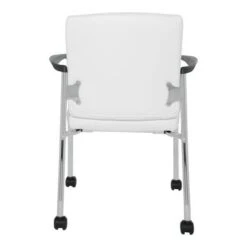 Guest Chair In Faux Leather With Carpet Casters - Black 38 Guest Chair In Faux Leather With Carpet Casters - Black -Felloweis Store 049f624e 5235 43d6 b291 092231a19d7f