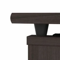 Cabot 3 Position Sit To Stand Desk Return By Bush Furniture - Modern Gray -Felloweis Store 0502e5a5 598c 43eb bbdd 4e1ca6da6d84