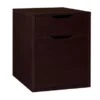 Porch & Den Gold Brook Freestanding Box File Pedestal With No Tools Assembly - Truffle