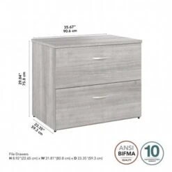 Studio A 2 Drawer Lateral File Cabinet By Bush Business Furniture - Platinum Gray 30 Studio A 2 Drawer Lateral File Cabinet By Bush Business Furniture - Platinum Gray -Felloweis Store 0751f32d ca03 491f b8e3 27d74044e613