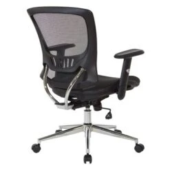 Managers Chair With Mesh Screen Seat And Back And Nylon Base - Chrome Base -Felloweis Store 075dcdff b534 4656 8917 df1ddf4cb914