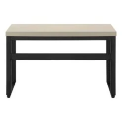 Computer Desk/ Home Office/ Standing/ Adjustable/ 48"L/ Work/ Laptop/ Metal/ Laminate/ Beige/ Black/ Contemporary/ Modern -Felloweis Store 08273cab 4112 4013 b54e 1371737f2270