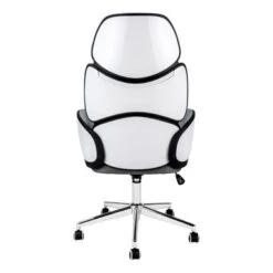 Office Chair/ Adjustable Height/ Swivel/ Ergonomic/ Armrests/ Computer Desk/ Work/ Metal/ Pu Leather Look/ White/ Grey/ Chrome/ Contemporary/ Modern 13 Office Chair/ Adjustable Height/ Swivel/ Ergonomic/ Armrests/ Computer Desk/ Work/ Metal/ Pu Leather Look/ White/ Grey/ Chrome/ Contemporary/ Modern -Felloweis Store 0932a86a 12dc 4800 a7ab 06ebd22147b6