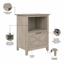 Key West Lateral File Cabinet With Shelf By Bush Furniture - Washed Gray 18 Key West Lateral File Cabinet With Shelf By Bush Furniture - Washed Gray -Felloweis Store 0a4c11af abe4 46ca a418 b079b4981f77