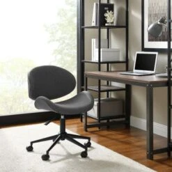 Madonna Mid-century Modern Adjustable Curved Office Chair By Corvus - Detail 2