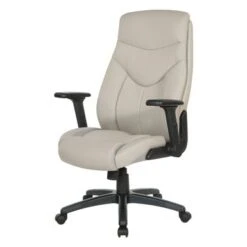 Executive Bonded Leather Office Chair - Grey -Felloweis Store 0da64b98 3951 4769 b0dd 60a792330fae