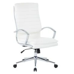 High Back Professional Managers Faux Leather Chair With Chrome Base And Removable Sleeves - Grey/Silver 26 High Back Professional Managers Faux Leather Chair With Chrome Base And Removable Sleeves - Grey/Silver -Felloweis Store 0e5fc5e4 bb30 47d5 9228 183dc7b1ee19