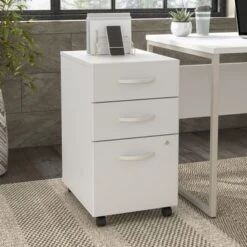 Hybrid 3 Drawer Mobile File Cabinet By Bush Business Furniture - Storm Gray -Felloweis Store 11fa82af 757e 410e 94e8 400beb8389ad