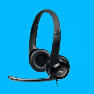 Logitech - H390 Wired USB Noise-Cancelling On-Ear Headset - Black 7 Logitech - H390 Wired USB Noise-Cancelling On-Ear Headset - Black - Image 7