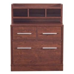 Greene Transitional 3-Drawer Wood File Cabinet Work Station By Porch & Den - Cappuccino -Felloweis Store 1303c956 5fa4 4207 a337 b857b878c1bf