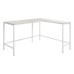 Contempo L-shaped Steel Desk - Brown -Felloweis Store 13b14b71 66e8 439c 9df1 d7e82e51acbb