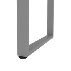 Bestar Solay 48W Small Table Desk With U-Shaped Metal Leg - Platinum Gray -Felloweis Store 15afde8d 4c22 4027 adb8 20ba01a241fa