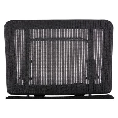 Vertical Black Mesh Back Managers Chair With Fabric Seat In Coal Black - Black 11 Vertical Black Mesh Back Managers Chair With Fabric Seat In Coal Black - Black - Image 11