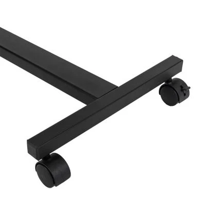 Porch & Den Shadygrove 2-tone Four-Wheel Lifting Computer Desk - Black 5 Porch & Den Shadygrove 2-tone Four-Wheel Lifting Computer Desk - Black - Image 5