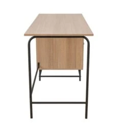 Light Oak Finish Computer Table Home Office Desk - 29.25" H X 55.25" W X 21.75" D - Oak -Felloweis Store 19c39ba0 1485 4055 a029 075c9afc011a