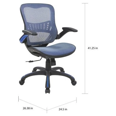 Porch & Den Plumlee Mesh Seat And Back Office Chair - Green 9 Porch & Den Plumlee Mesh Seat And Back Office Chair - Green - Image 9