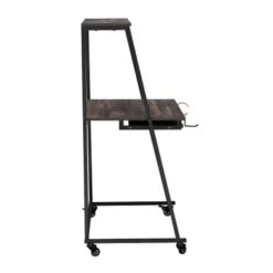 Sunjoy Mikita Desk - L 33.2 Inches X W 21.4 Inches X H 49.6 Inches - Brown -Felloweis Store 1d3fcb98 03ed 4014 b7e4 d04f924e6cc3