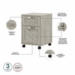 Cottage Grove 2 Drawer Mobile File Cabinet By Bush Furniture - Cottage White 29 Cottage Grove 2 Drawer Mobile File Cabinet By Bush Furniture - Cottage White -Felloweis Store 1d927238 2581 40fa bcc3 a1110592a41e