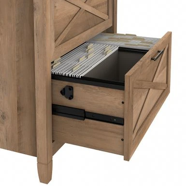 Key West 2 Drawer Lateral File Cabinet By Bush Furniture - Dark Gray Hickory 19 Key West 2 Drawer Lateral File Cabinet By Bush Furniture - Dark Gray Hickory - Image 19