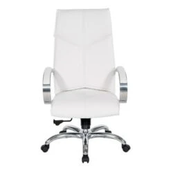 Deluxe High Back Executive Chair With Polished Aluminum Base And Padded Arms - White 20 Deluxe High Back Executive Chair With Polished Aluminum Base And Padded Arms - White -Felloweis Store 1e73a82e 6a20 4afa 92e6 c6d4c6cfff12