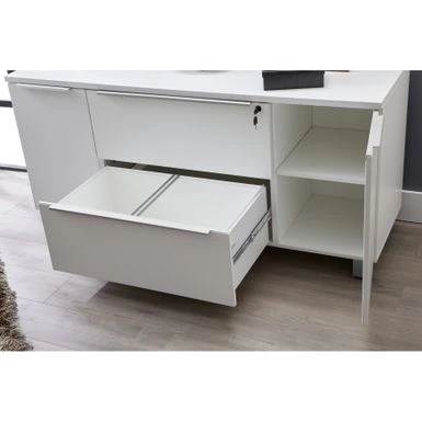 Rye Studio Tivoli Credenza With 2 Filing Drawers And 2 Doors - White 17 Rye Studio Tivoli Credenza With 2 Filing Drawers And 2 Doors - White - Image 17