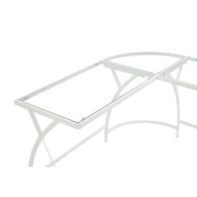 L-Shaped Computer Desk Modern Computer Desk - White 4 L-Shaped Computer Desk Modern Computer Desk - White - Image 4