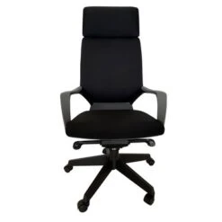 Rye Studio Talla Upholstered Executive Modern Office Chair - Black High Back -Felloweis Store 1fa14a4f 2031 4326 8fd2 3e6ca3b6710b