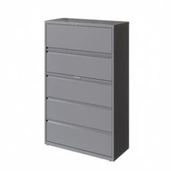 Hirsh 42 In Wide, 5 Drawer, HL8000 Series, Arctic Silver - Grey -Felloweis Store 20b4239d 86d0 44e8 8fb2 ed1ab577a1d3