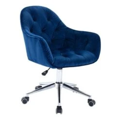 Hernals 32-36 Inch Velvet Contemporary Tufted Adjustable Home Office Chair By Corvus - Blue 26 Hernals 32-36 Inch Velvet Contemporary Tufted Adjustable Home Office Chair By Corvus - Blue -Felloweis Store 242b7dd6 2b4a 4acf be74 91cf30164976