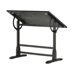 Studio Designs Vintage 42-inch Distressed Black Wood Drafting Table - Distressed - Black -Felloweis Store 2534efd3 b89e 4e7f bdf4 1585defab14f