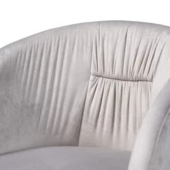 Baxton Studio Ravenna Contemporary Glam And Luxe Velvet Fabric And Gold Metal Swivel Office Chair - Aqua, Gold -Felloweis Store 2764c185 119a 470a aadc 2e72e17a9def