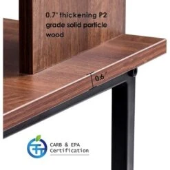 Mcombo L-Shaped Desk Computer Gaming Corner Desk With Large Monitor Stand, Office Writing Workstation With Movable Shelf - Ebony 28 Mcombo L-Shaped Desk Computer Gaming Corner Desk With Large Monitor Stand, Office Writing Workstation With Movable Shelf - Ebony -Felloweis Store 284a63d4 1e69 4c7f b562 b651809a4588