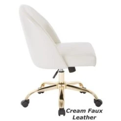 Layton Mid-Back Office Chair With Gold Base - Black Velvet -Felloweis Store 28caec13 1f2e 4e71 8678 6f59ff875c03