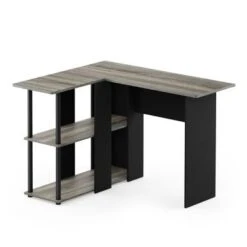 Porch & Den Dunckley Contemporary L-shaped Corner Desk With Bookshelf - Grey 12 Porch & Den Dunckley Contemporary L-shaped Corner Desk With Bookshelf - Grey -Felloweis Store 298ca85a 8480 48fa b0b8 48695e3bd9ae