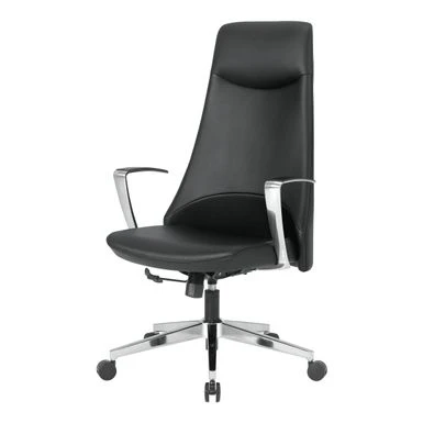 High Back Office Chair With Antimicrobial Fabric - Black 17 High Back Office Chair With Antimicrobial Fabric - Black - Image 17