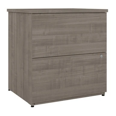 Logan 28W 2 Drawer Lateral File Cabinet By Bestar - Silver Maple 1 Logan 28W 2 Drawer Lateral File Cabinet By Bestar - Silver Maple