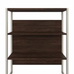 Hybrid Lateral File Cabinet With Shelves By Bush Business Furniture - Platinum Gray -Felloweis Store 2a50bd33 fa71 41c8 86de e1bd04ca45fd