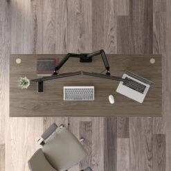 Move 40 Series 72W X 30D Adjustable Desk By Bush Business Furniture - Platinum Gray -Felloweis Store 2acce01f 3d58 4ece 9442 2d526447fb67