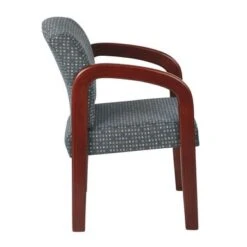Cherry Finish Wood Visitor Chair - Cocoa -Felloweis Store 2b1f3a0c 5d49 4583 986a cad510b8f1a5