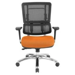 Black Mesh Back With Custom Fabric Seat And Chrome Base - Black Vinyl -Felloweis Store 2b2cf36c 815d 47ea bc14 225bb1bb2ecd