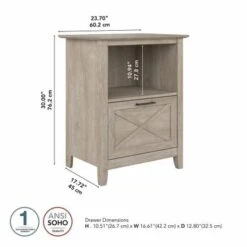 Key West Lateral File Cabinet With Shelf By Bush Furniture - Washed Gray 22 Key West Lateral File Cabinet With Shelf By Bush Furniture - Washed Gray -Felloweis Store 2d6b21ce a4eb 4247 9a24 3a8f37b7bed4