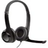 Logitech - H390 Wired USB Noise-Cancelling On-Ear Headset - Black
