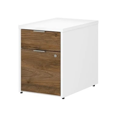 Jamestown 2 Drawer File Cabinet By Bush Business Furniture - Assembled - Brown 2 Jamestown 2 Drawer File Cabinet By Bush Business Furniture - Assembled - Brown - Image 2
