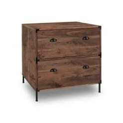 Brunei 2-Drawer Lateral Filing Cabinet - Walnut -Felloweis Store 2e369978 0f0d 4787 87e1 d202cca5d683