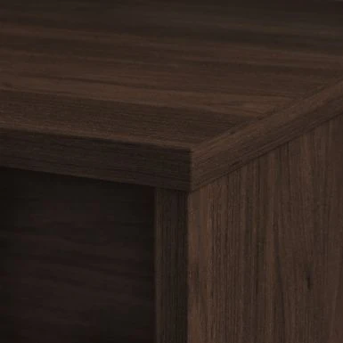 Studio C 60W X 24D L Shaped Desk With 42W Return By Bush Furniture - Black Walnut 5 Studio C 60W X 24D L Shaped Desk With 42W Return By Bush Furniture - Black Walnut - Image 5