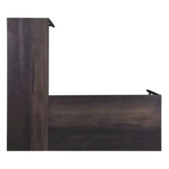 Contempo L-shaped Steel Desk - Brown -Felloweis Store 30afedf2 bd64 41ae a690 3c531081075f