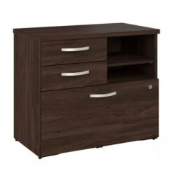 Hybrid Office Storage Cabinet With Drawers By Bush Business Furniture - Black Walnut 29 Hybrid Office Storage Cabinet With Drawers By Bush Business Furniture - Black Walnut -Felloweis Store 31aff29a 1ad8 4ba9 81dd 3485887c319d